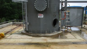 Low helical pile mobilization cost saves significant cost over ACIP installation